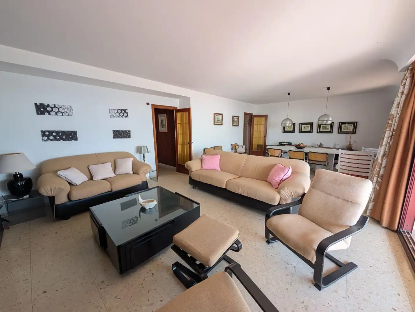 Sala d'estar de Apartament en venda en Gandia amb Terrassa, Balcó i Piscina comunitària