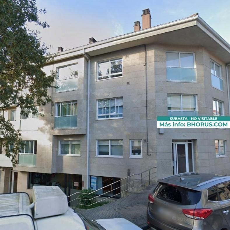 Exterior view of Flat for sale in Santiago de Compostela 