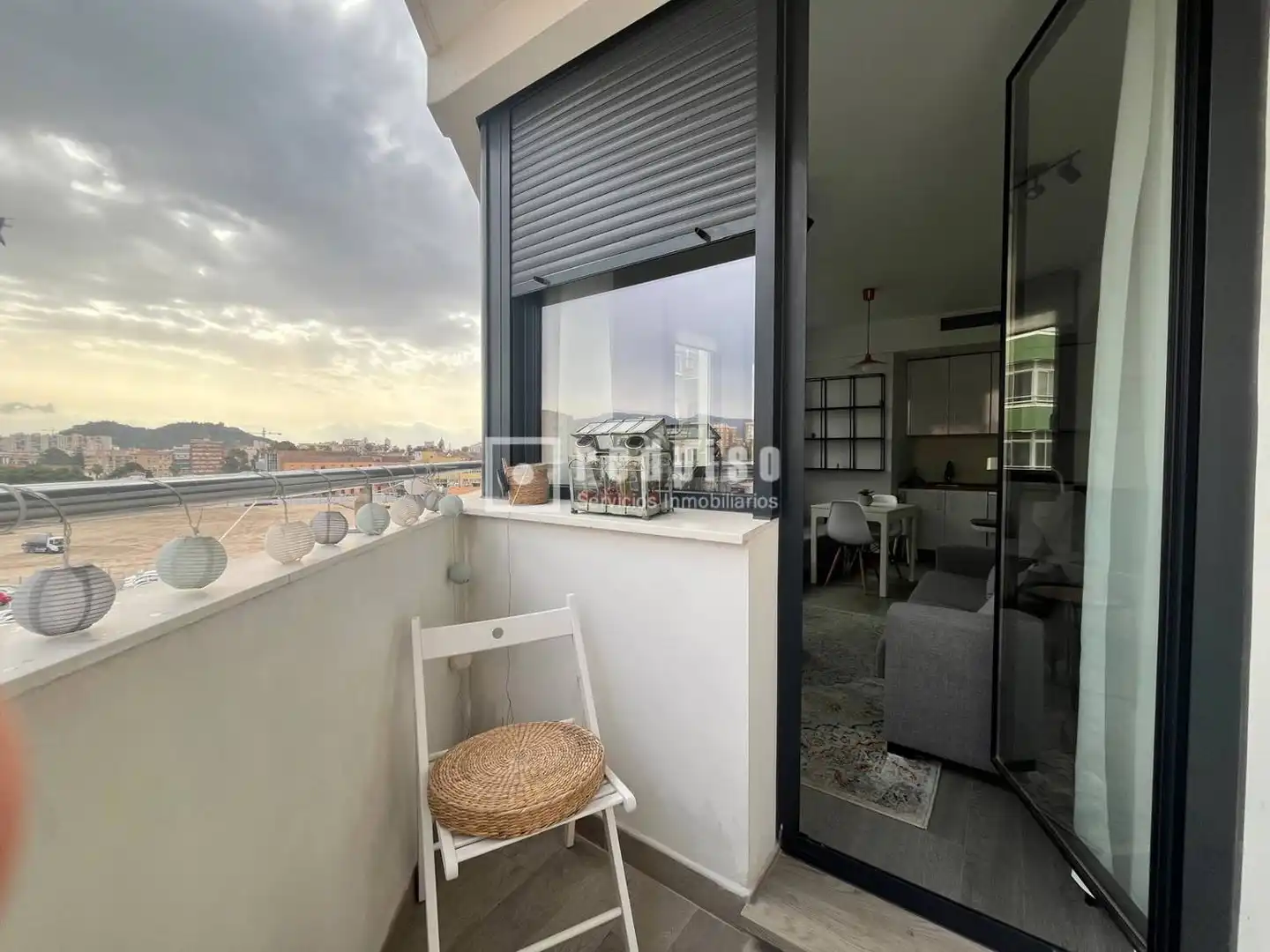 Terraza de Piso de alquiler en Málaga con Aire acondicionado, Calefacción y Terraza