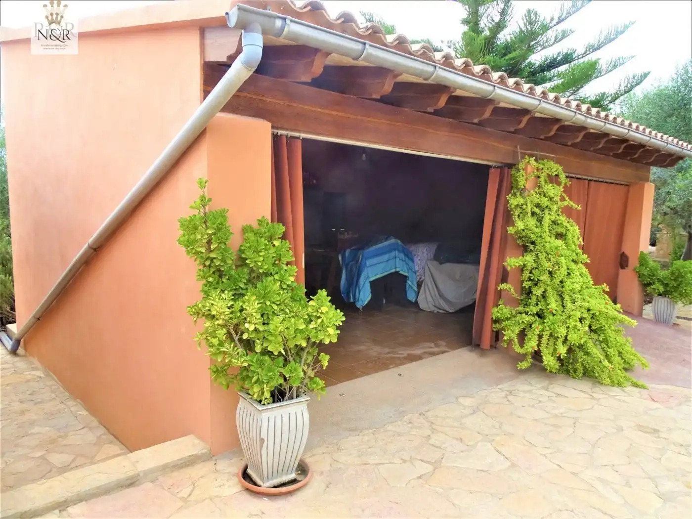 Terraza de Finca rústica en venta en Inca con Aire acondicionado, Calefacción y Jardín privado