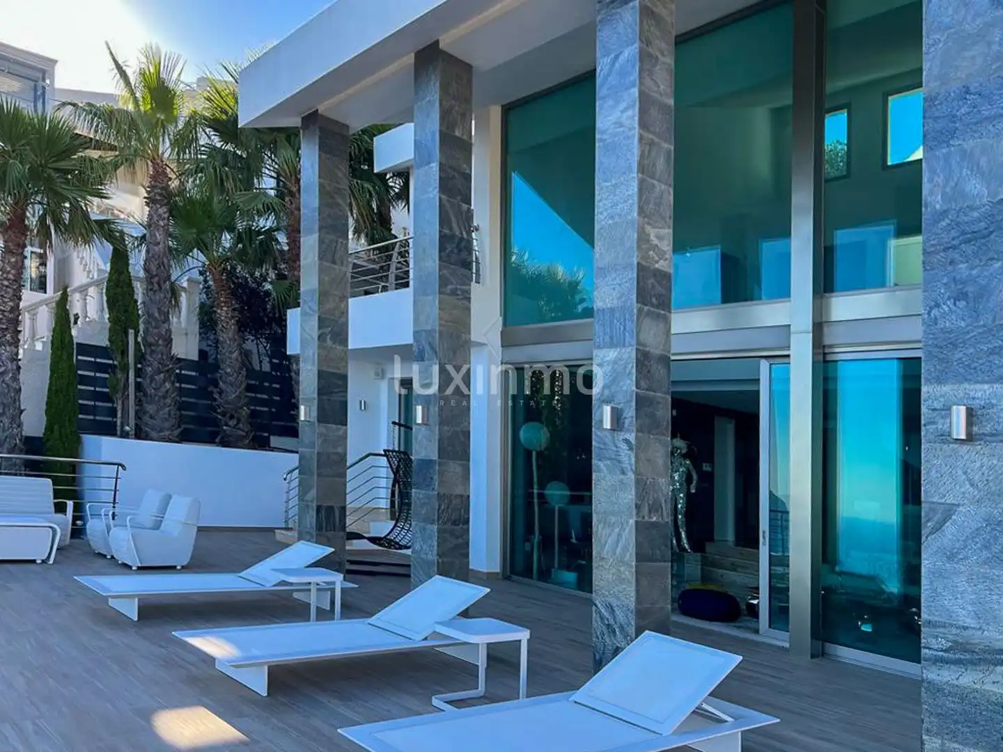 Terraza de Casa o chalet en venta en Altea con Aire acondicionado, Calefacción y Jardín privado