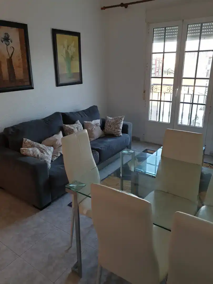 Sala de estar de Piso de alquiler en Albox con Aire acondicionado, Amueblado y Balcón