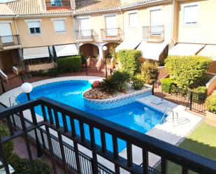 Swimming pool of Single-family semi-detached for sale in  Granada Capital  with Heating, Oven and Balcony