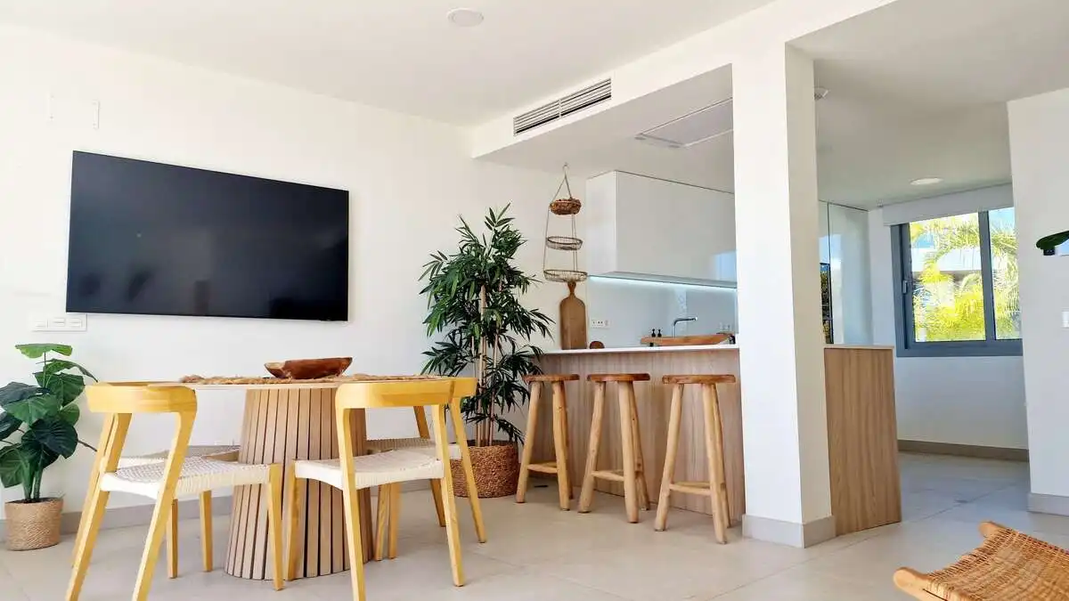 Comedor de Ático en venta en Mijas con Aire acondicionado, Piscina y Amueblado