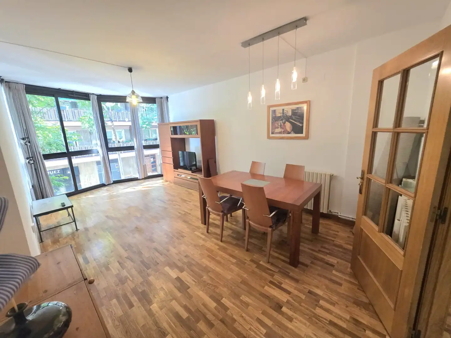 Comedor de Piso de alquiler en Sabadell con Calefacción, Parquet y Amueblado