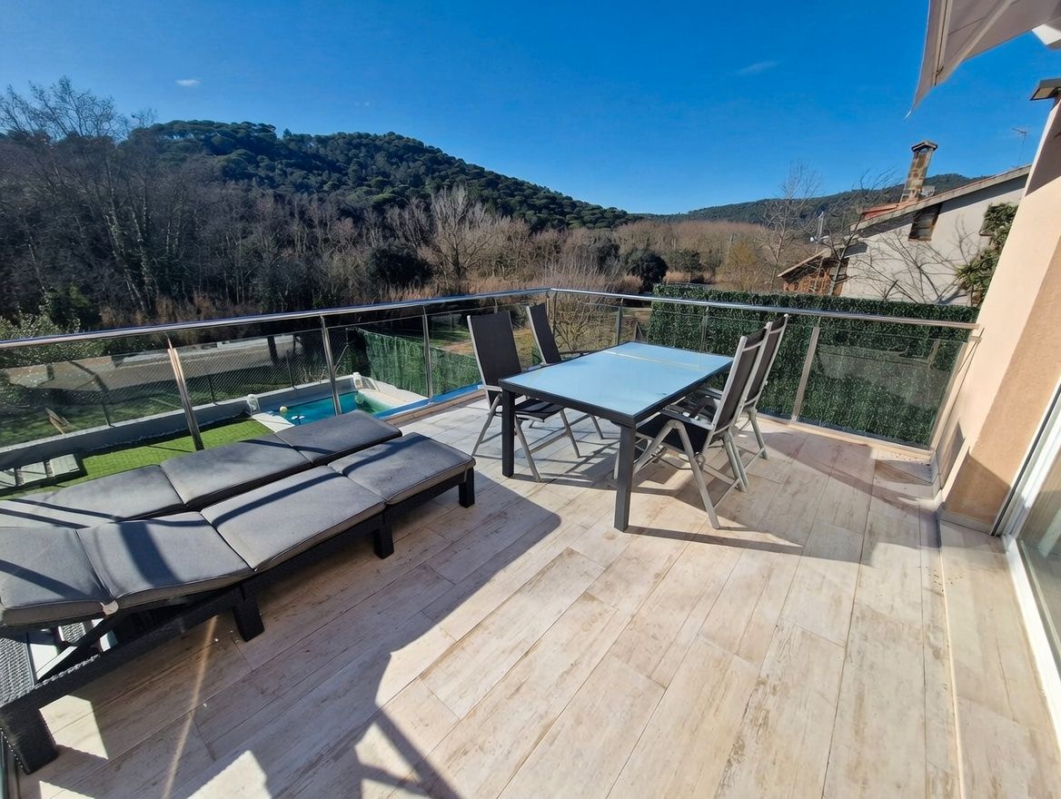 Terrace of House or chalet for sale in Dosrius  with Air Conditioner, Heating and Private garden