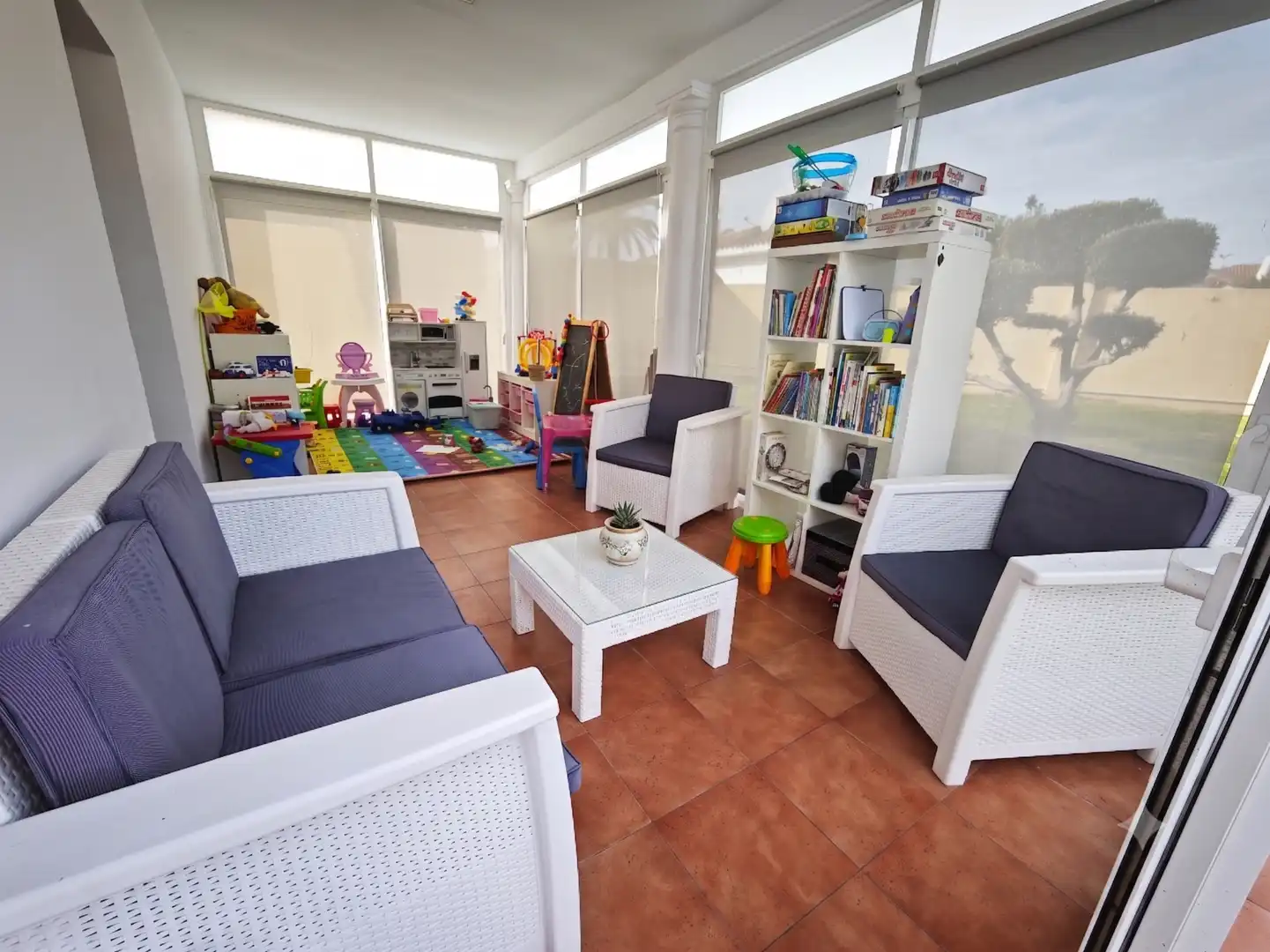 Sala de estar de Casa o chalet en venta en El Puerto de Santa María con Aire acondicionado, Calefacción y Jardín privado