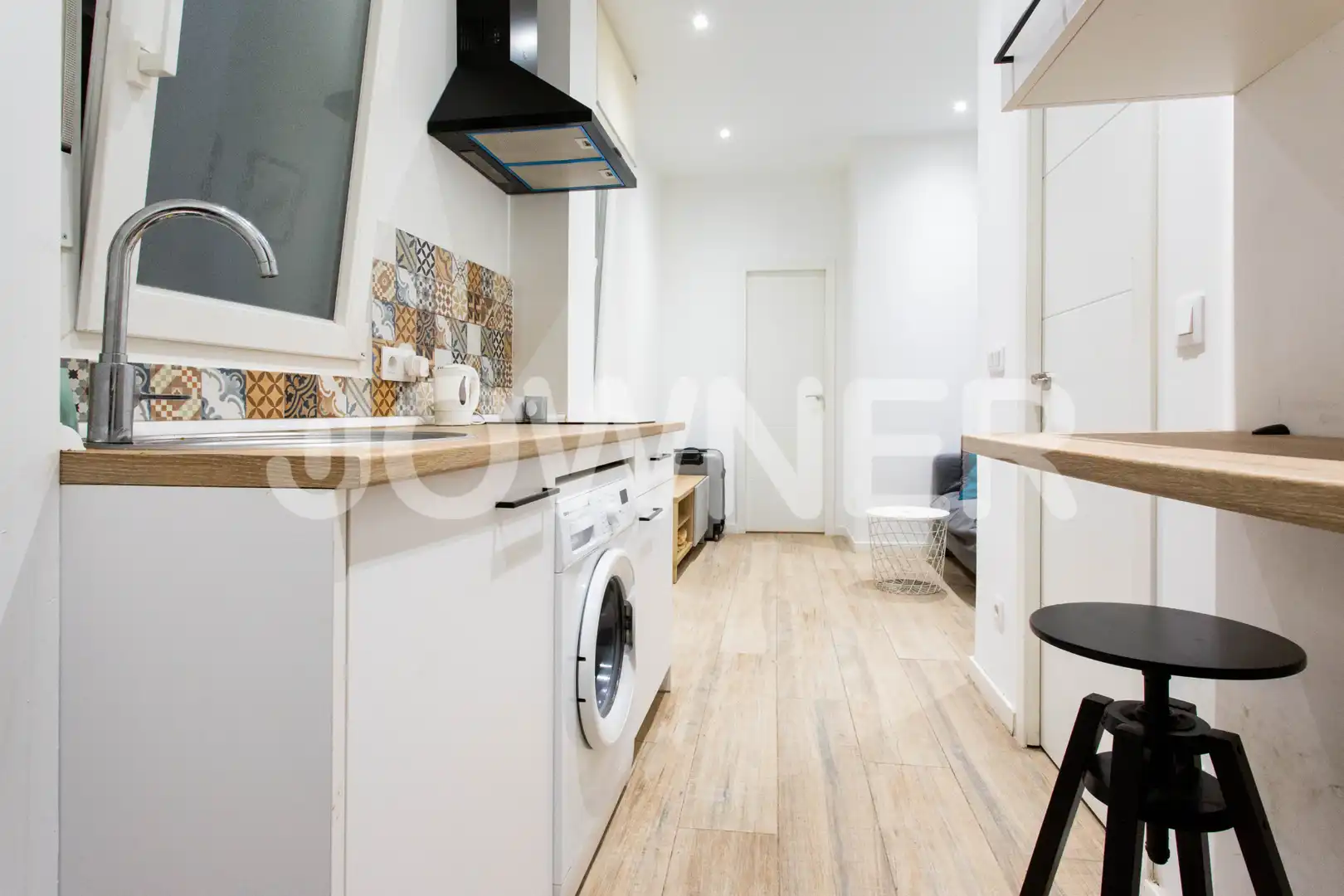 Cocina de Piso de alquiler en Madrid con Calefacción, Amueblado y Lavadora