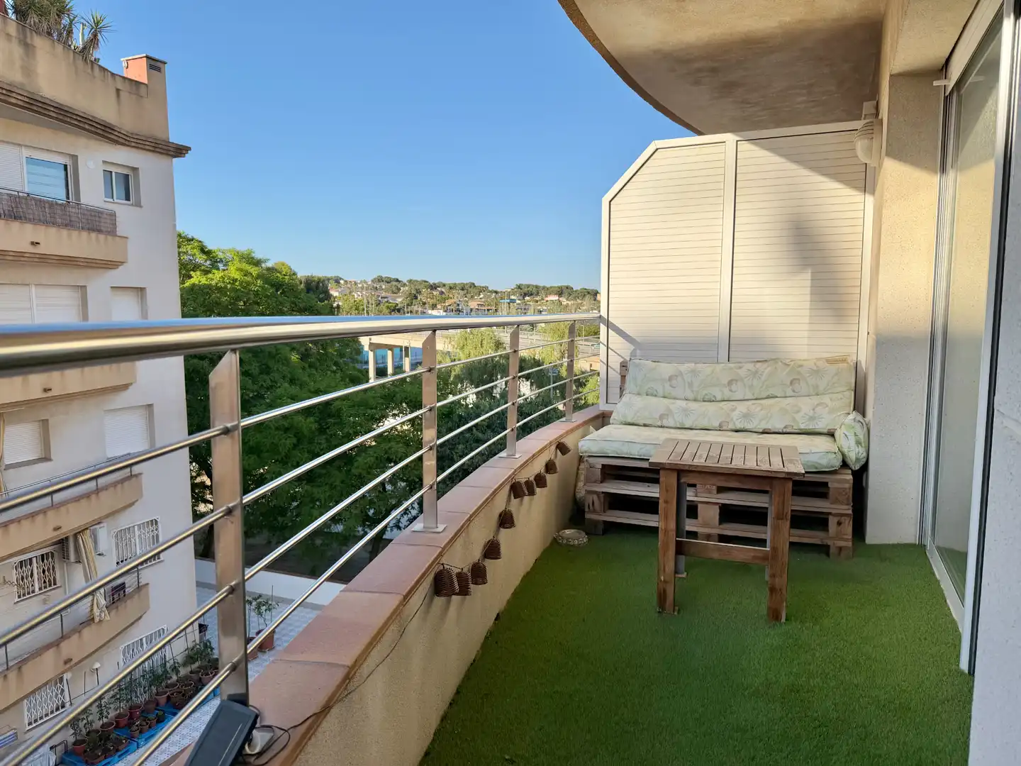 Balcony of Flat for sale in Calafell  with Air Conditioner, Heating and Furnished
