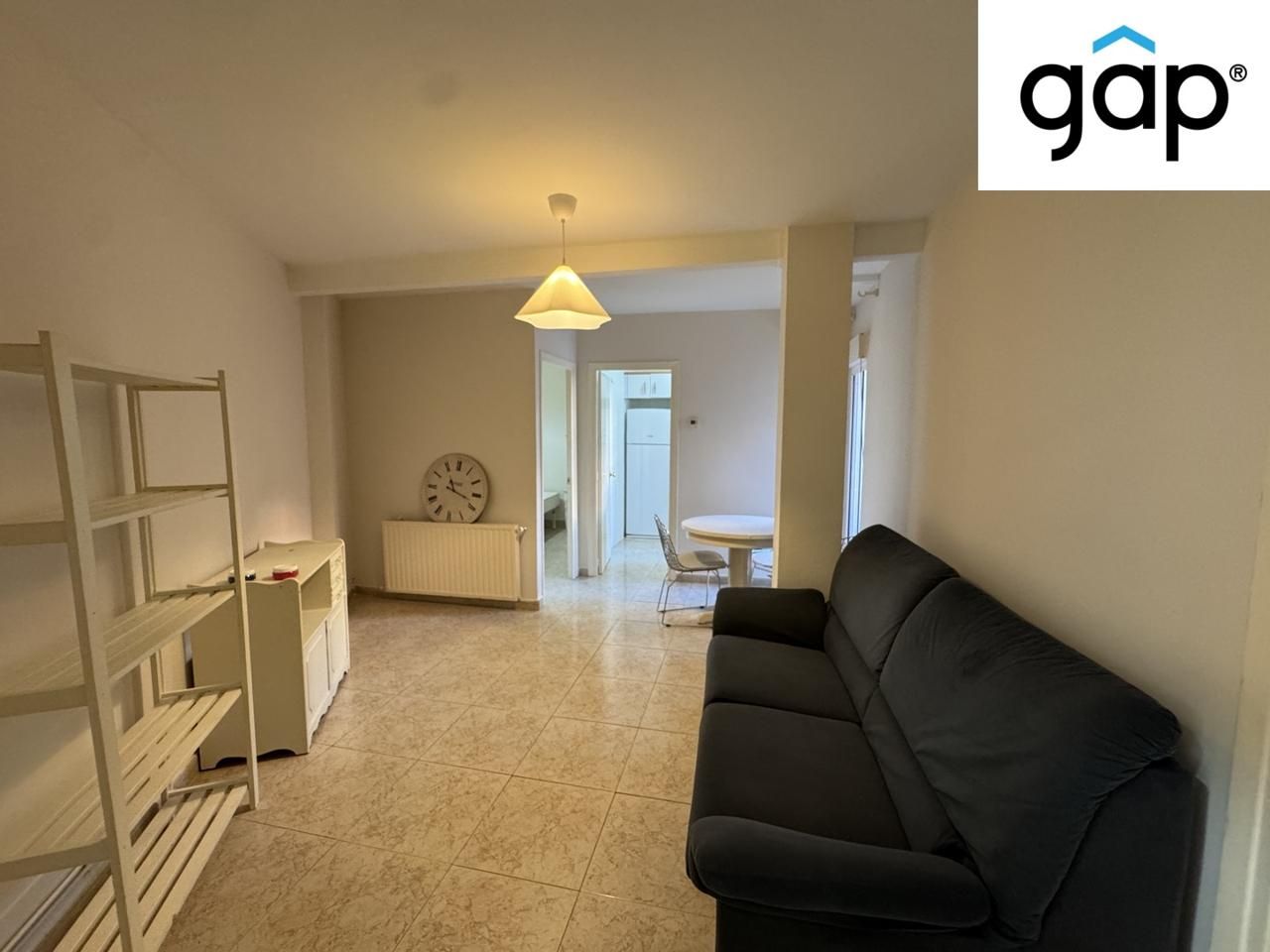 Living room of Flat for sale in Cuenca Capital  with Heating, Terrace and Furnished