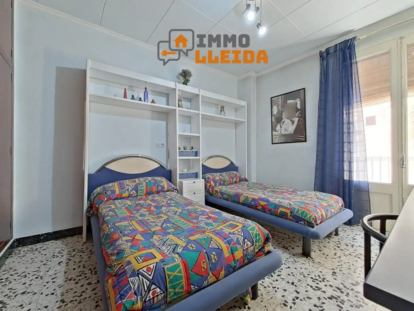 Bedroom of Flat for rent in Os de Balaguer  with Heating, Terrace and Storage room