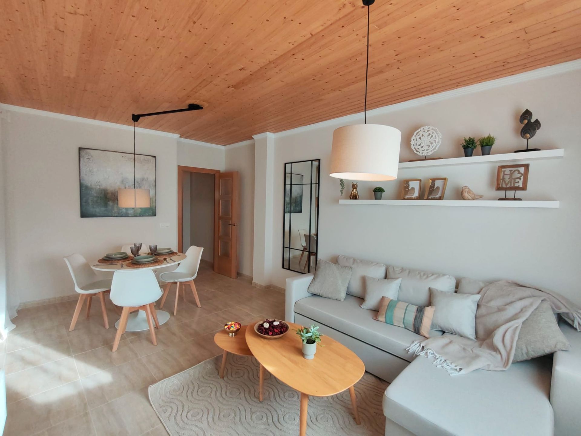 Sala de estar de Piso en venta en Albocàsser con Aire acondicionado, Amueblado y Horno