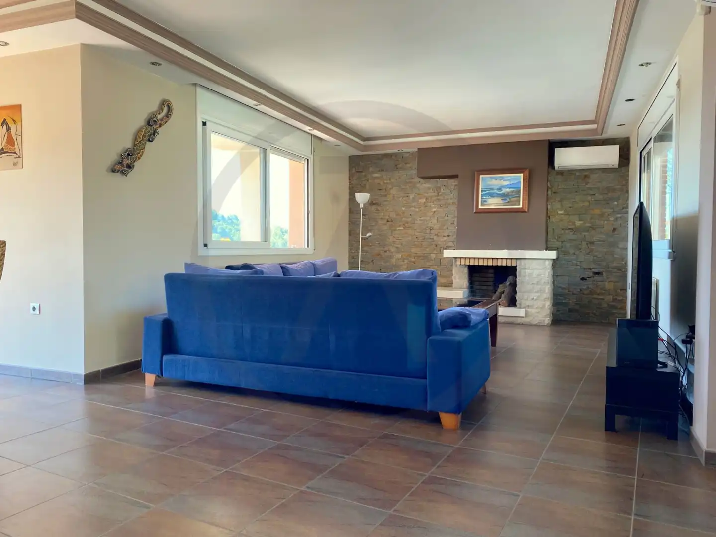 Living room of Houses for sale in Viladecavalls  with Air Conditioner, Heating and Private garden