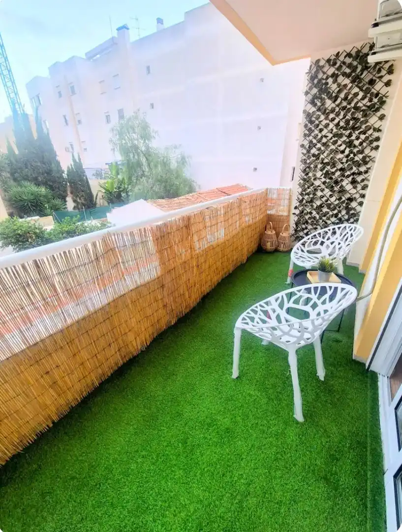 Terraza de Apartamento de alquiler en Torrevieja con Aire acondicionado, Calefacción y Parquet