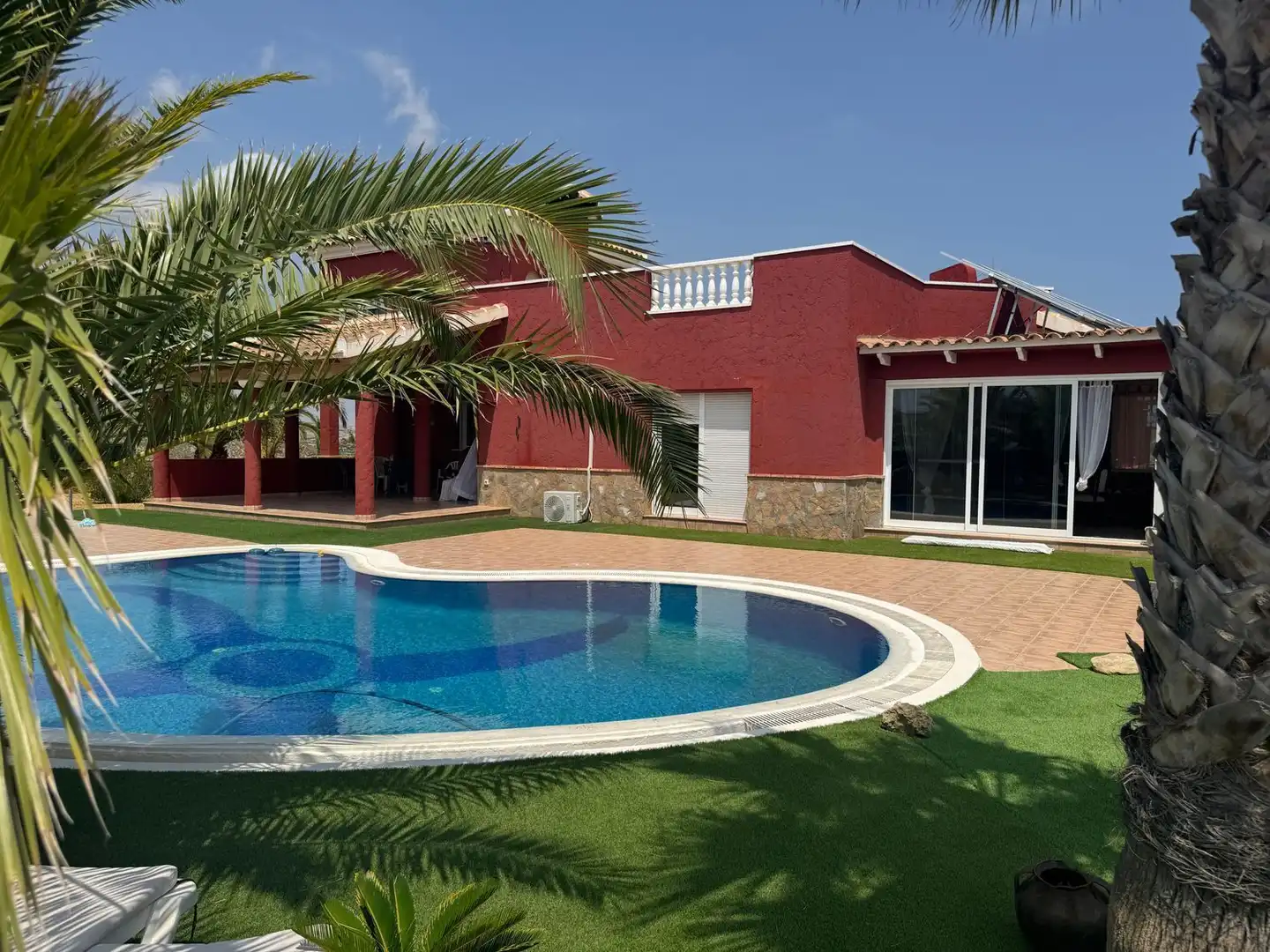 Piscina de Casa o xalet en venda en Cuevas del Almanzora amb Aire condicionat, Terrassa i Piscina