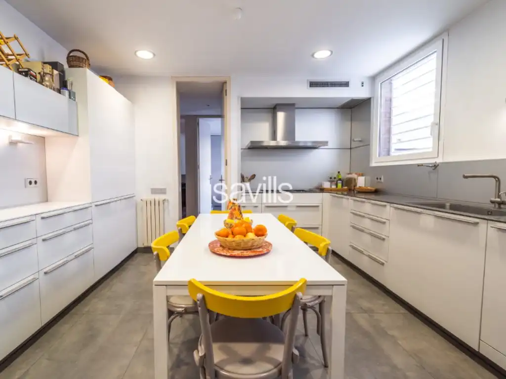 Küche von Haus oder Chalet zur Miete in Esplugues de Llobregat mit Privatgarten, Terrasse und Schwimmbad