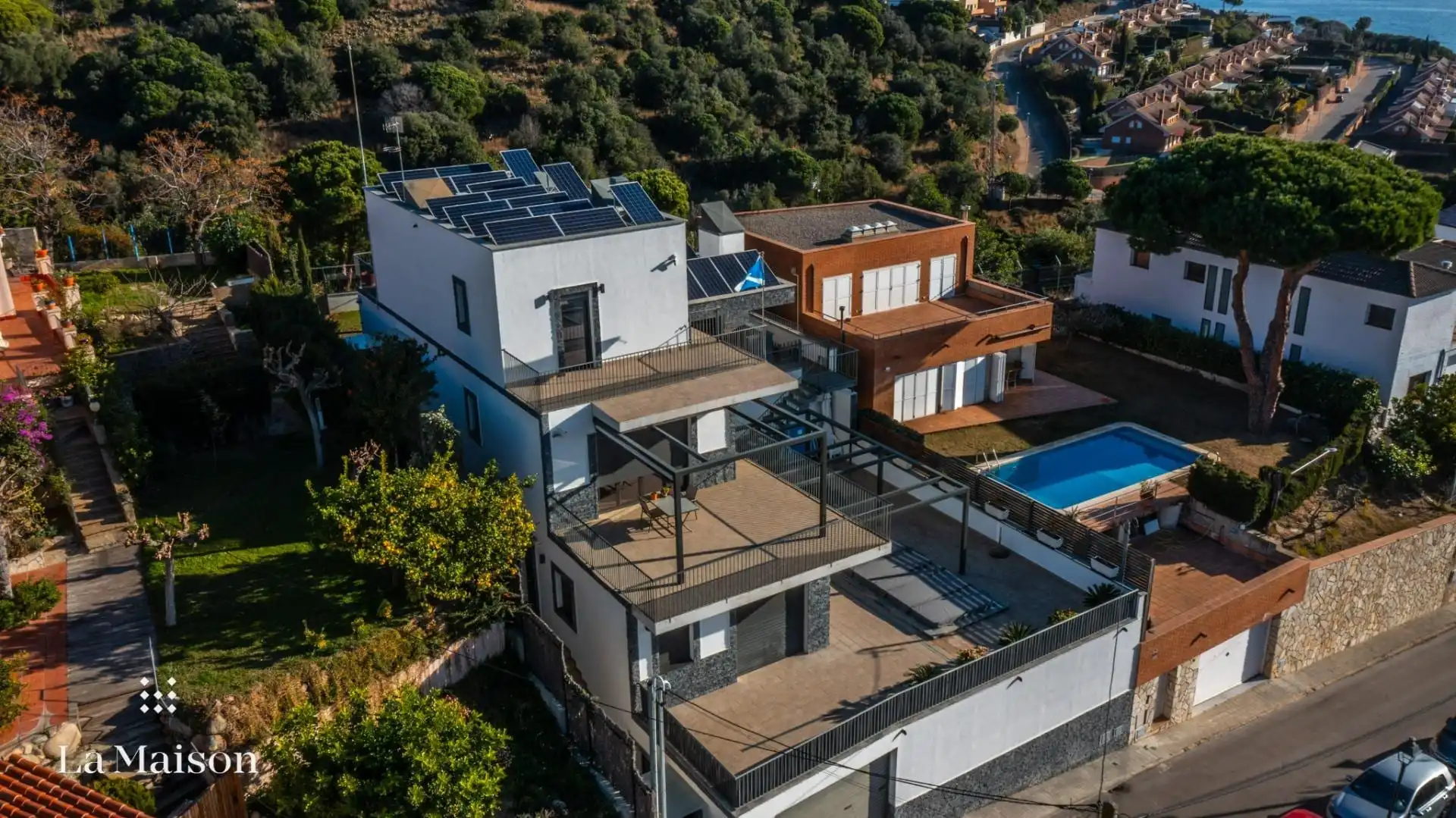 Vista exterior de Casa o chalet en venta en Caldes d'Estrac con Aire acondicionado, Calefacción y Jardín privado