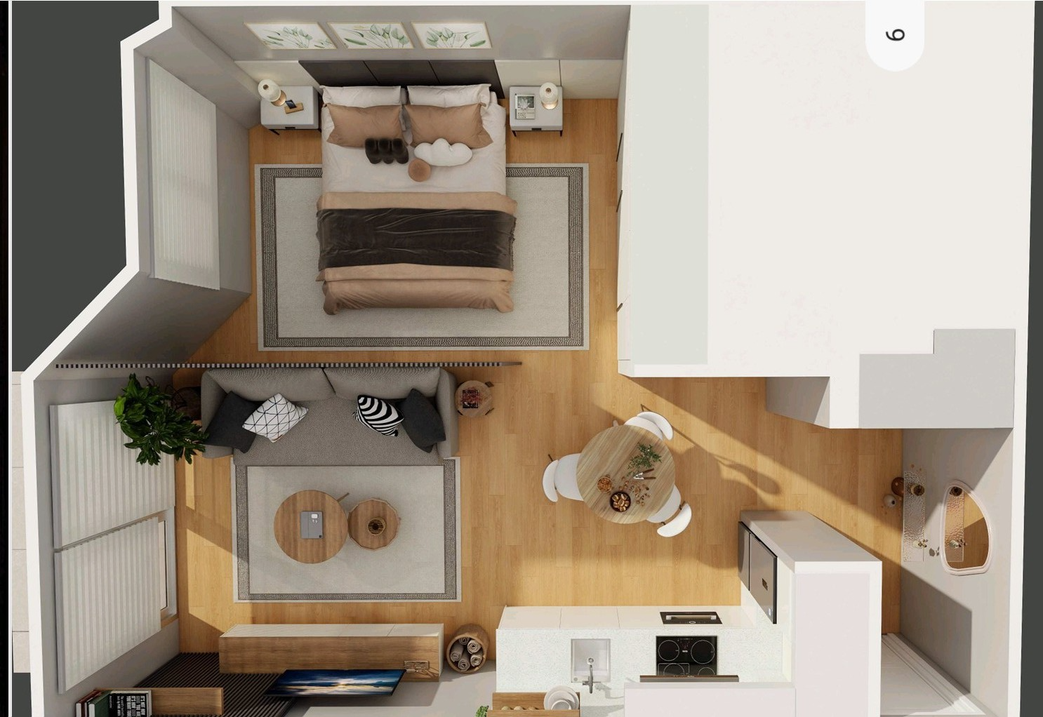 Dormitori de Apartament en venda en Malpica de Bergantiños amb Piscina comunitària