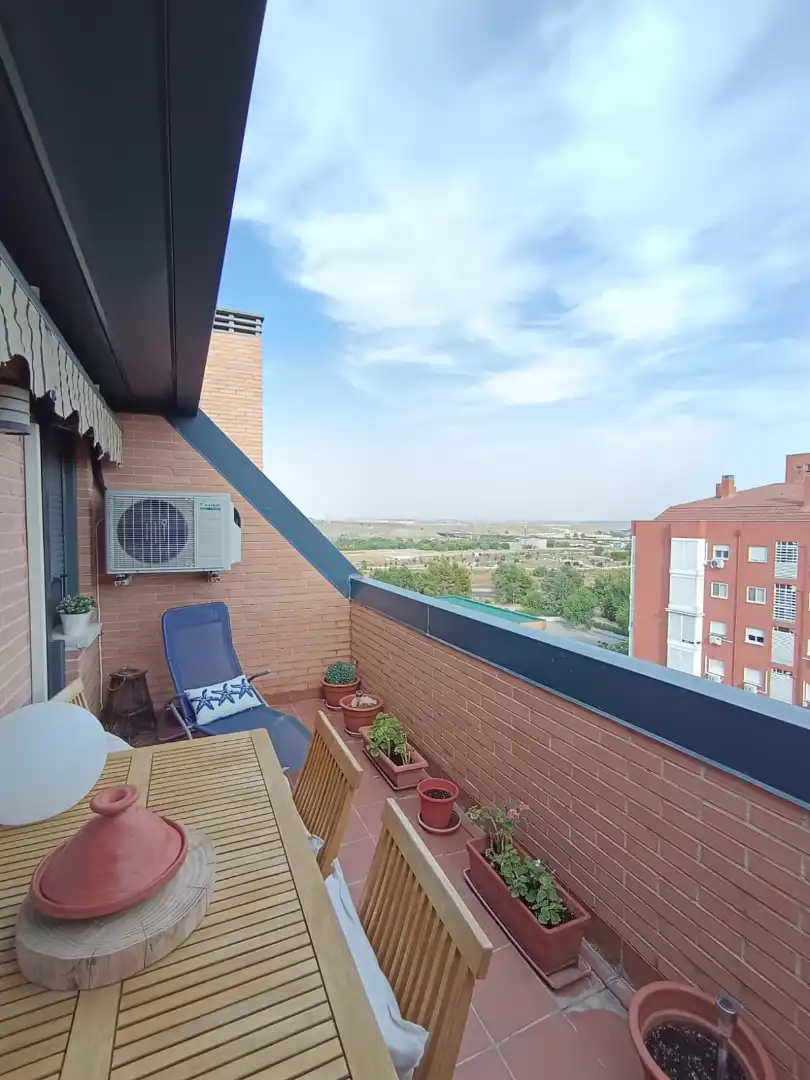 Balcony of Attic for sale in Madrid  with Air Conditioner, Heating and Terrace