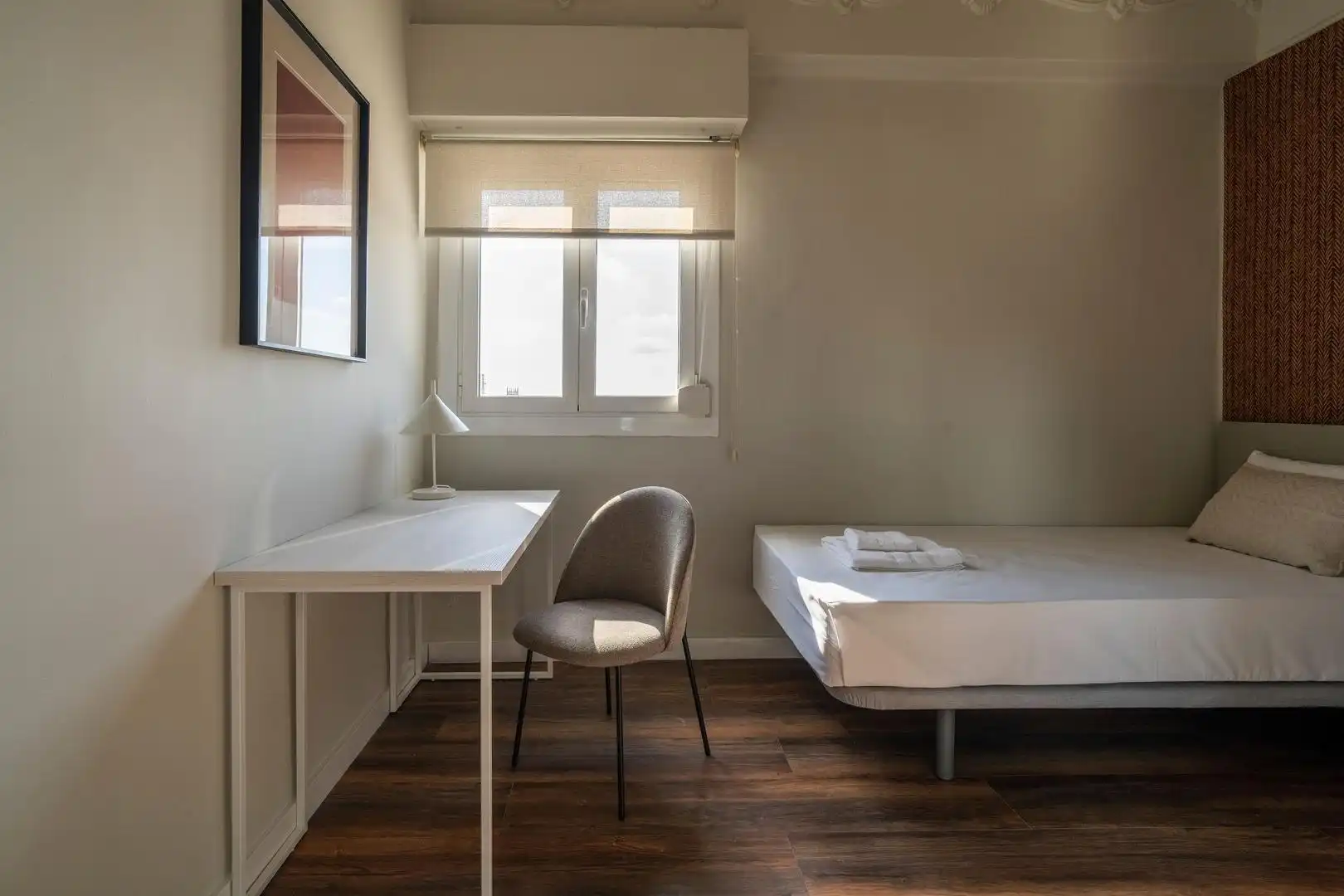 Bedroom of Attic for rent in Valencia  with Air Conditioner, Heating and Terrace