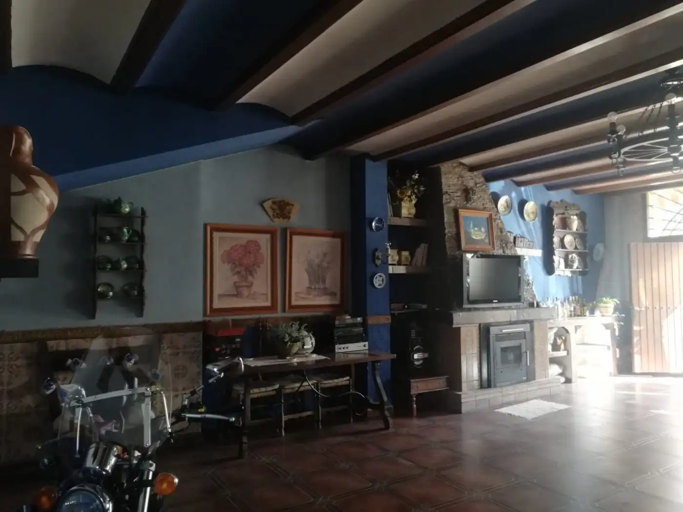 Living room of Houses for sale in Albacete  with Air Conditioner, Terrace and Storage room
