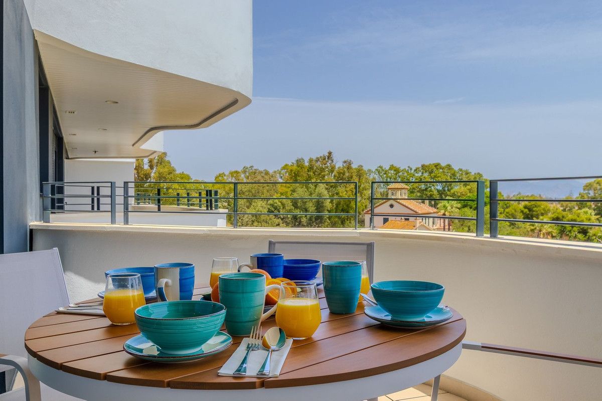 Terraza de Apartamento en venta en Torremolinos con Aire acondicionado, Amueblado y Piscina comunitaria
