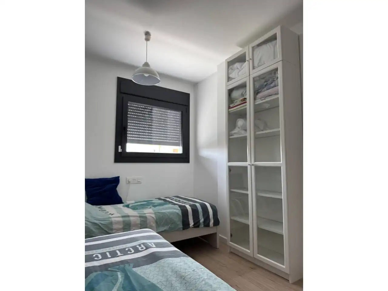 Bedroom of Flat for rent in Cubelles  with Air Conditioner, Heating and Parquet flooring