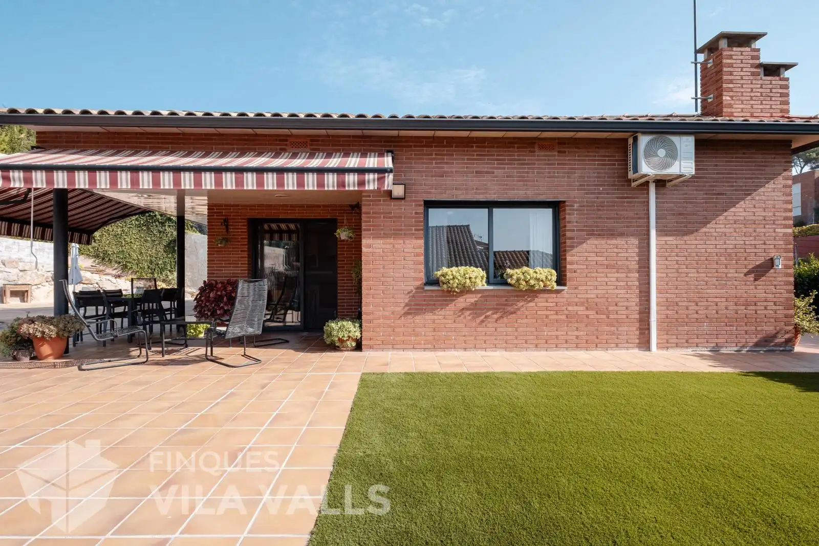 Terrassa de Casa o xalet en venda en Caldes de Montbui amb Calefacció, Jardí privat i Piscina