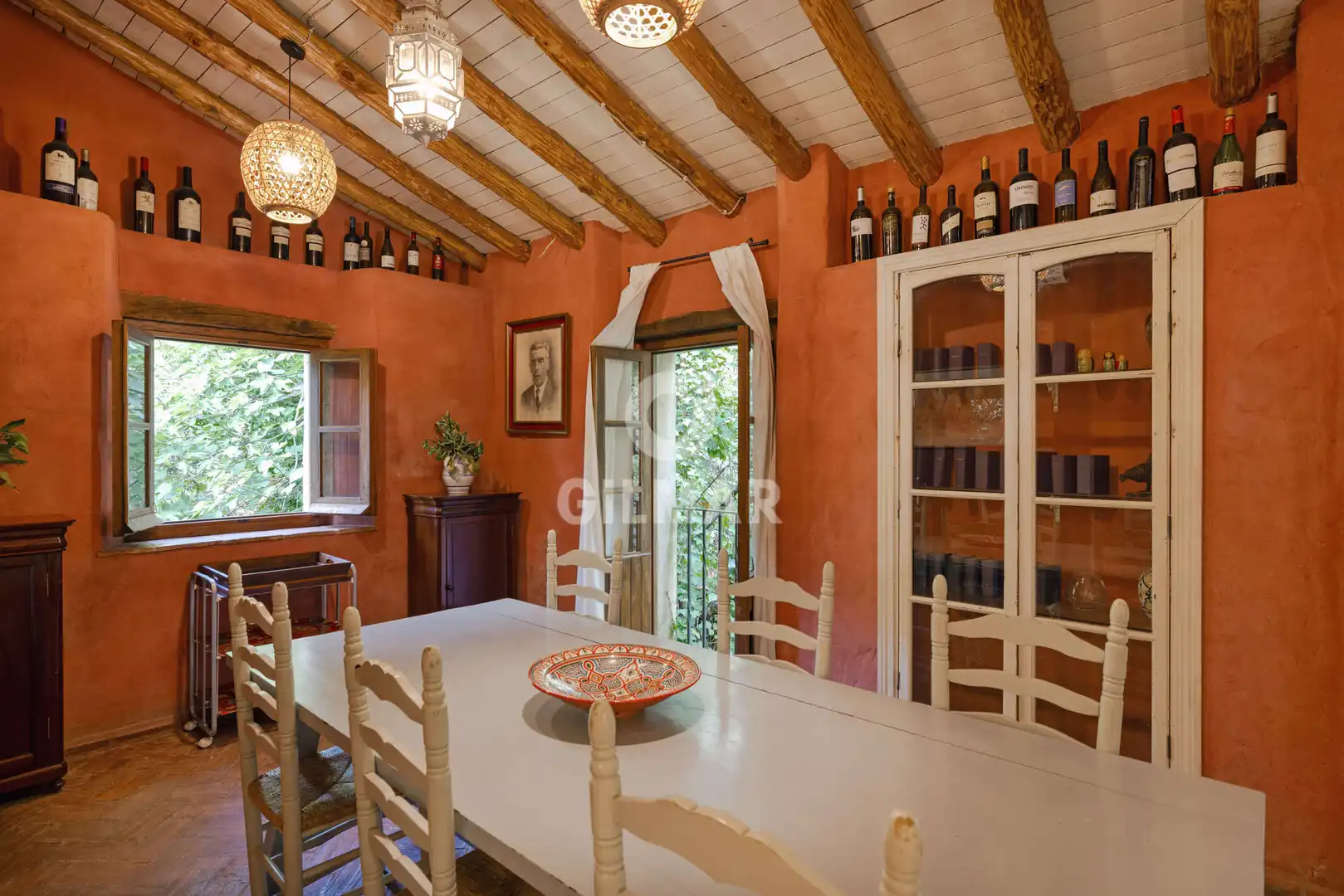 Comedor de Casa o chalet en venta en Grazalema con Calefacción, Jardín privado y Piscina