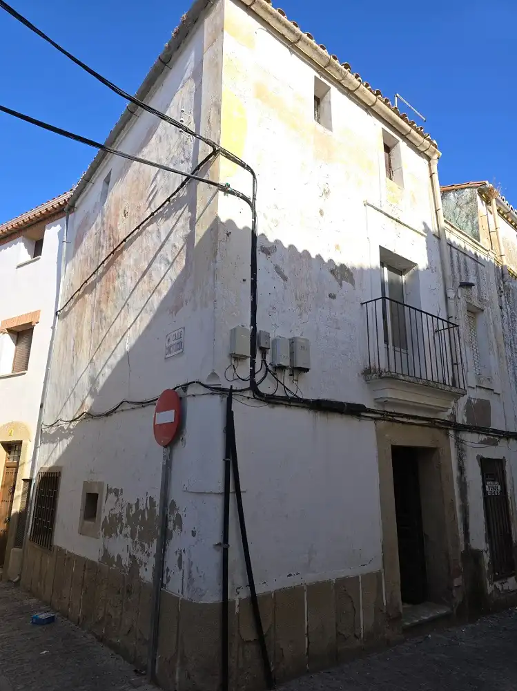 Vista exterior de Casa o chalet en venta en Brozas con Terraza