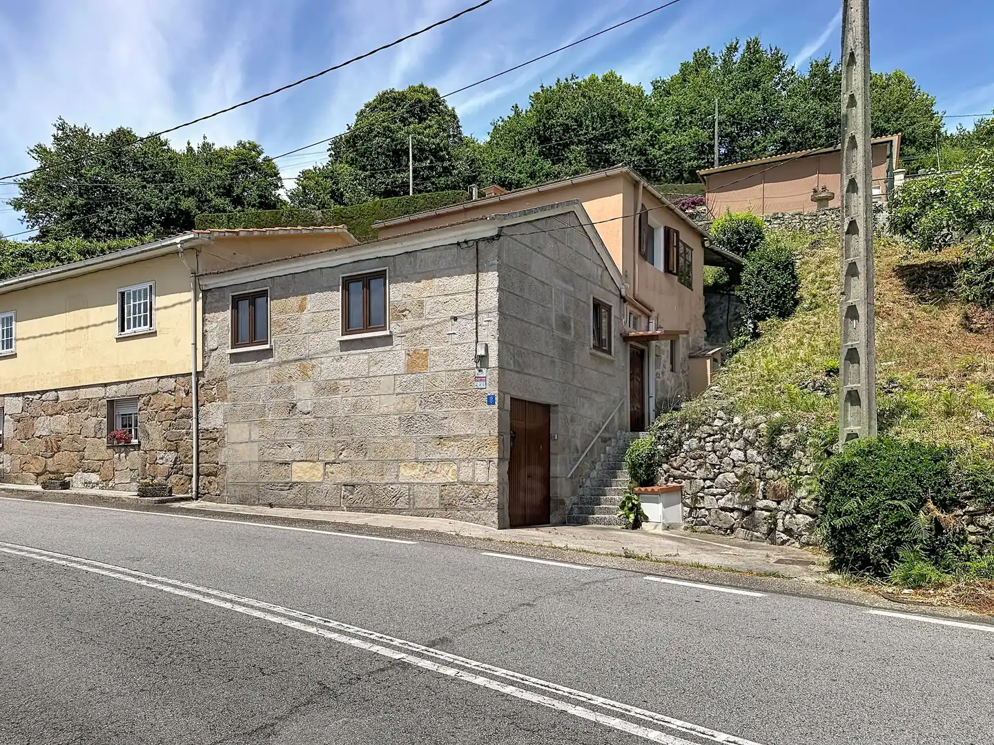 Vista exterior de Casa o xalet en venda en Pontevedra Capital  amb Calefacció i Terrassa