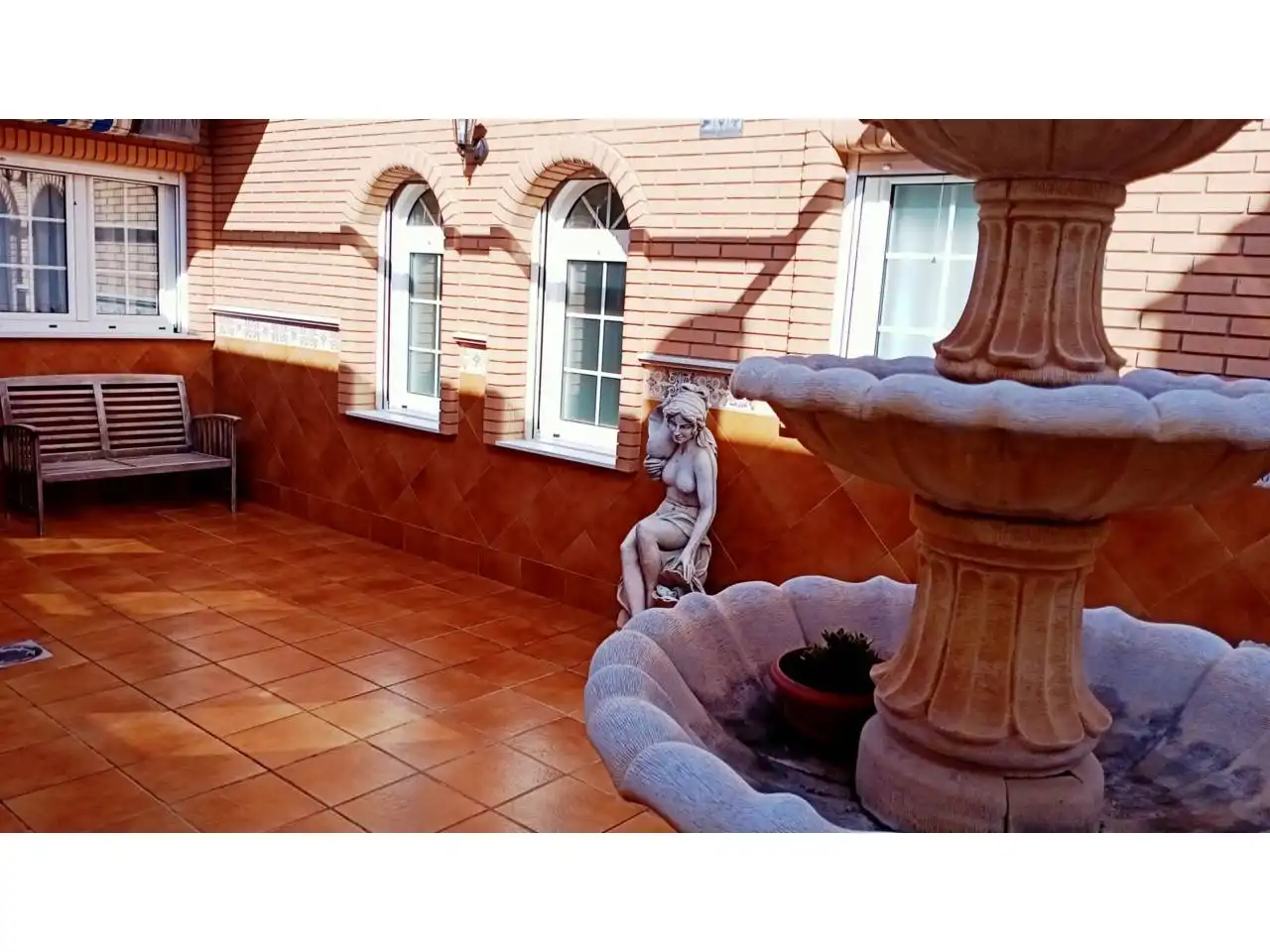 Terrace of Houses for sale in Roquetas de Mar  with Air Conditioner, Heating and Private garden