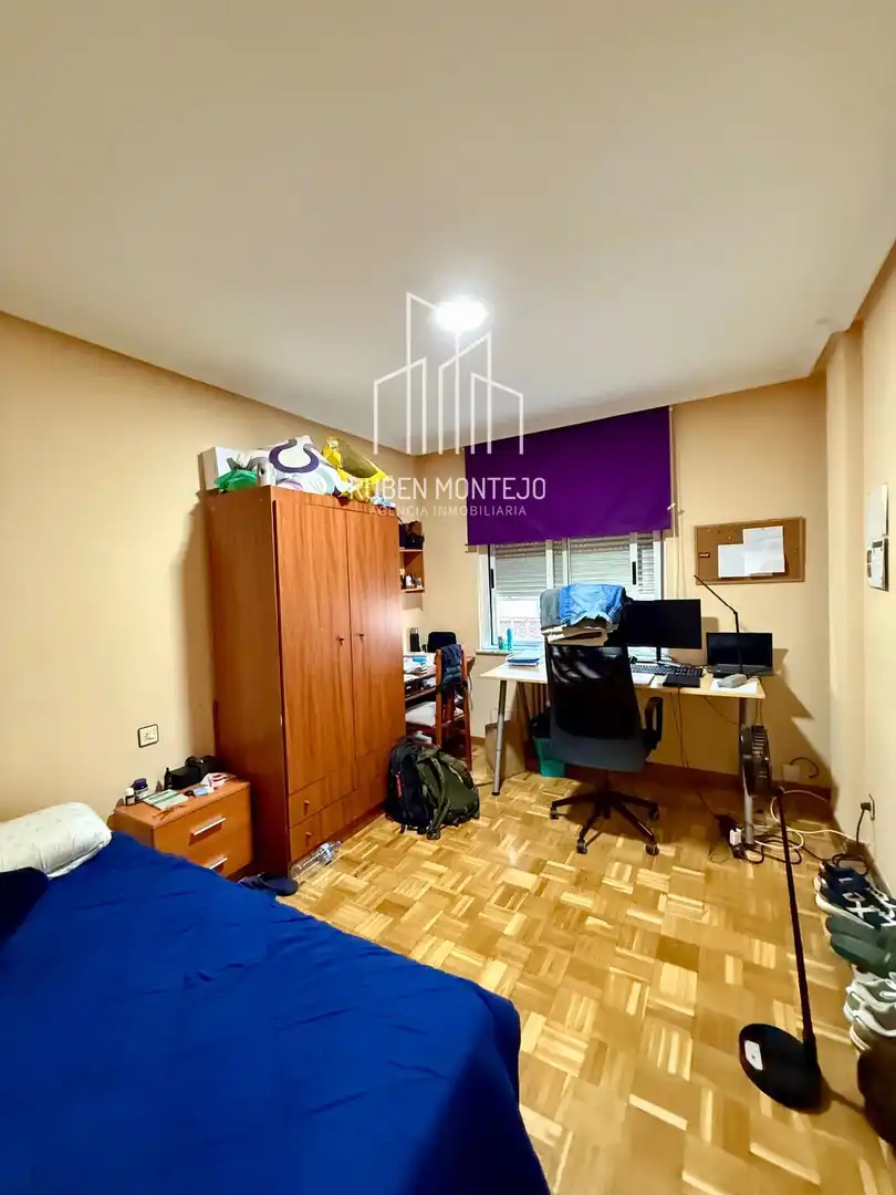 Schlafzimmer von Wohnung zur Miete in Salamanca mit Heizung, Parkett und Terrasse