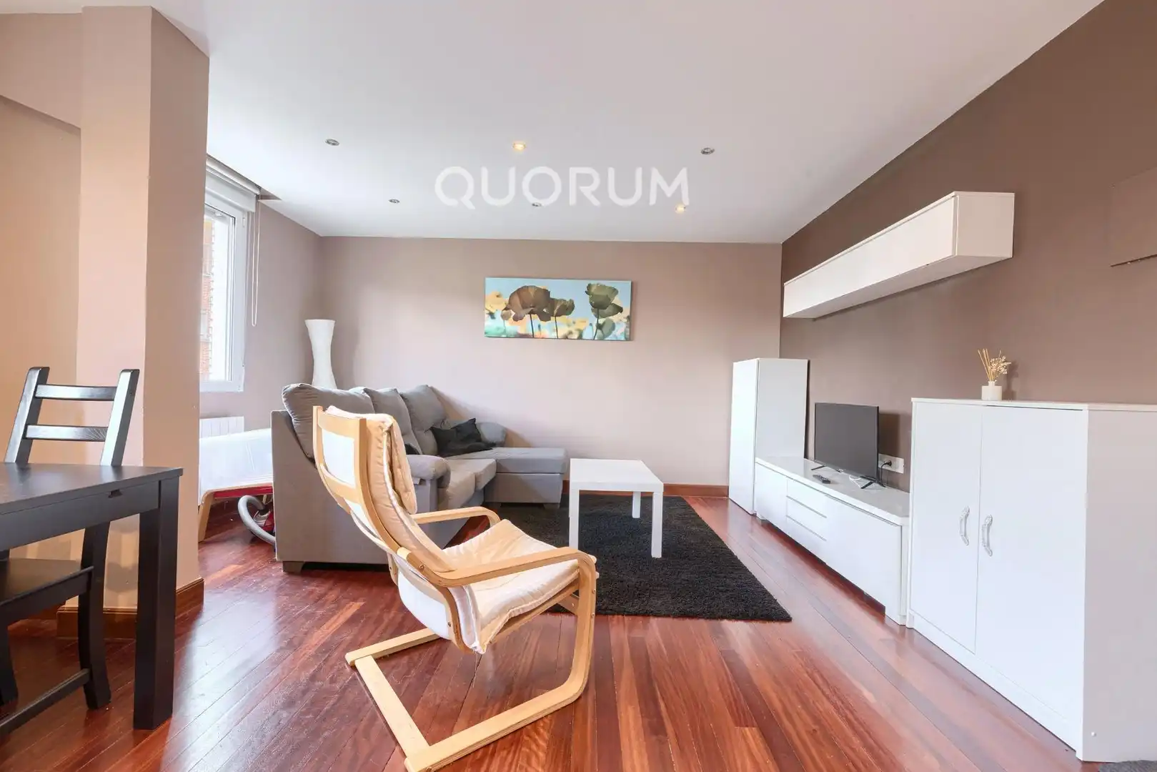 Sala de estar de Piso en venta en Basauri  con Calefacción y Amueblado