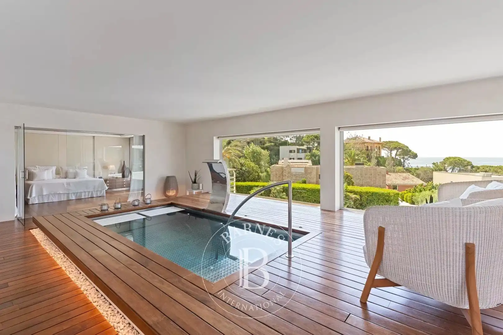 Piscina de Casa o chalet en venta en Sant Pol de Mar con Aire acondicionado, Calefacción y Jardín privado