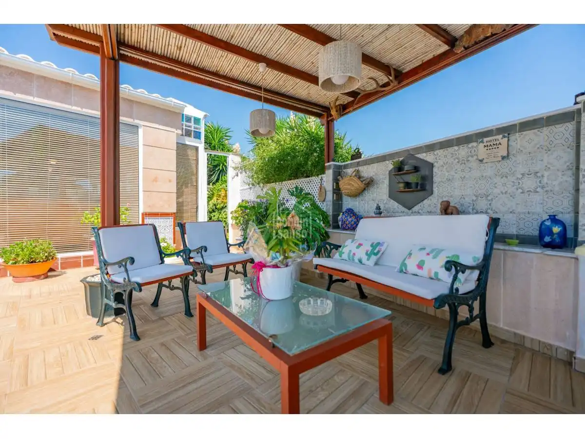 Terrace of Houses for sale in Sant Lluís  with Heating, Terrace and Swimming Pool