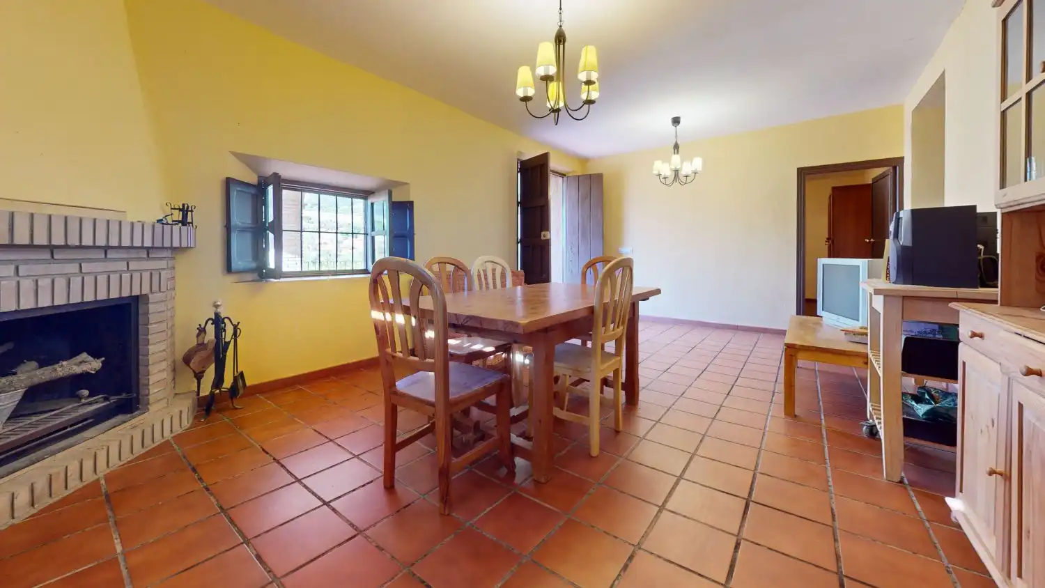 Esszimmer von Country house zum Verkauf in Hornachos