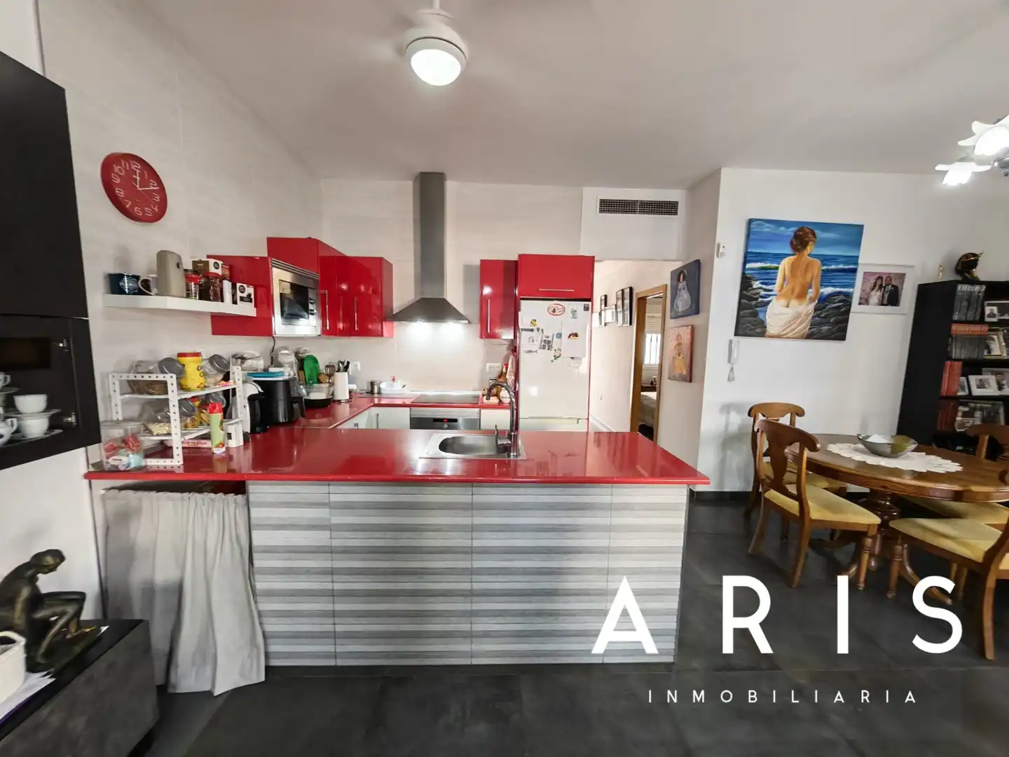 Cocina de Casa adosada en venta en Alhaurín de la Torre con Aire acondicionado y Piscina