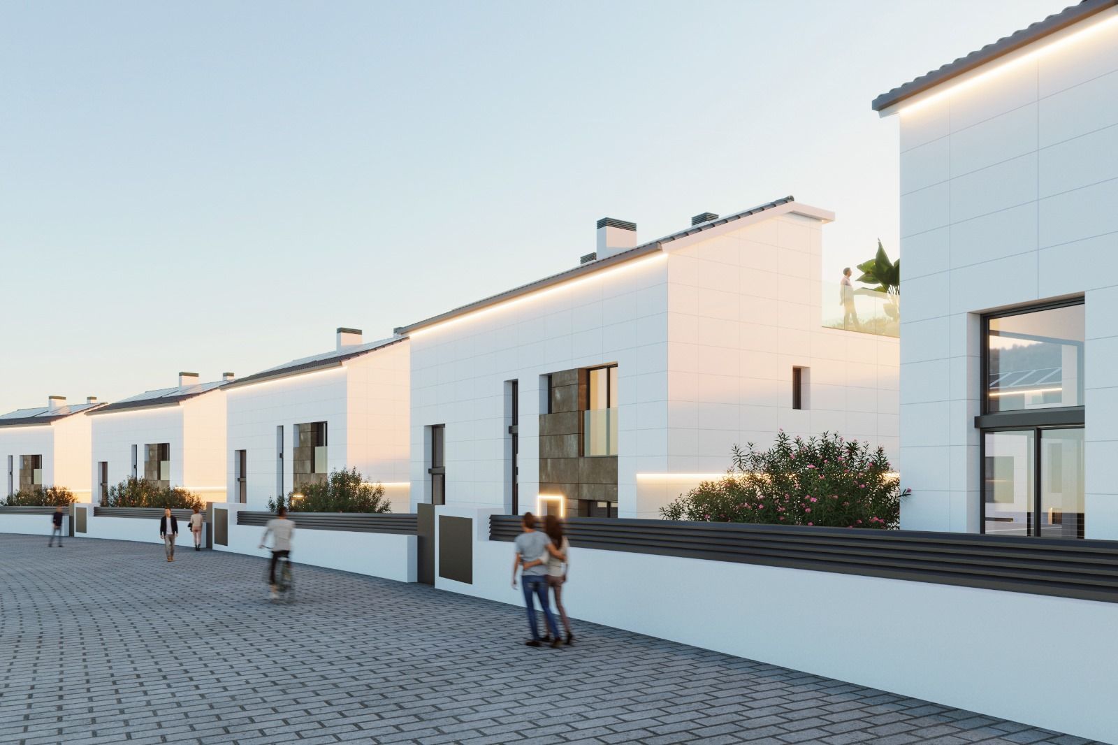 Exterior view of Single-family semi-detached for sale in Montgat  with Air Conditioner, Heating and Private garden