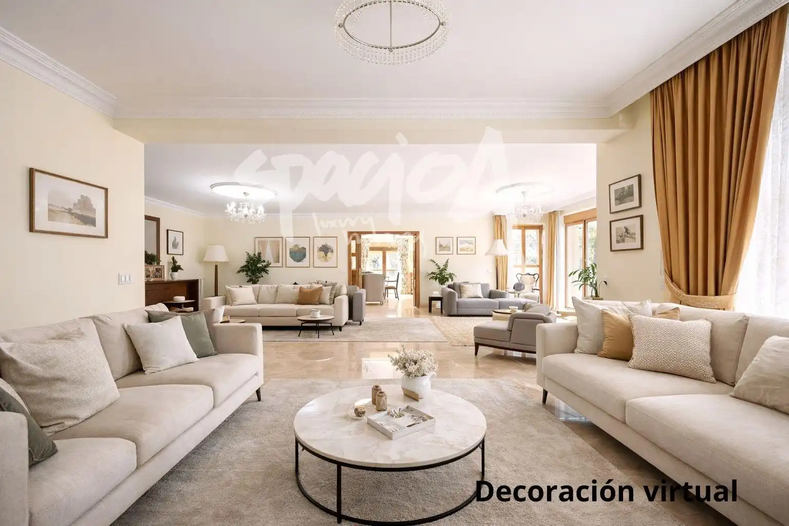 Sala d'estar de Casa o xalet en venda en El Escorial amb Calefacció, Jardí privat i Terrassa