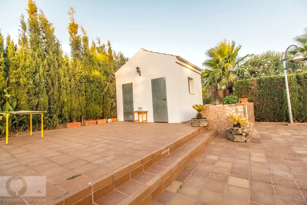 Garten von Country house zum Verkauf in Ayamonte mit Schwimmbad und Möbliert
