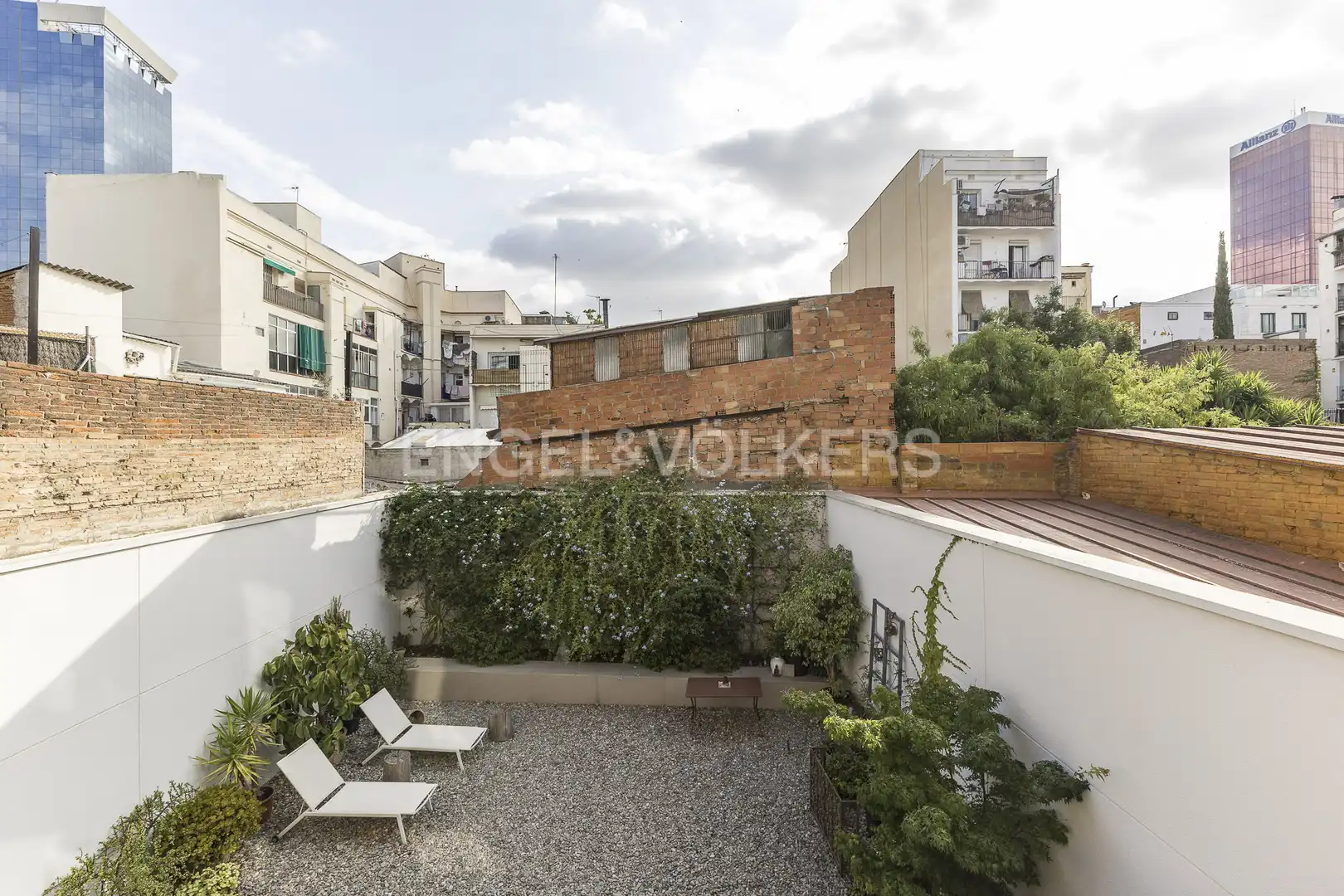 Terrace of Flat for rent in Barcelona  with Air Conditioner, Heating and Parquet flooring