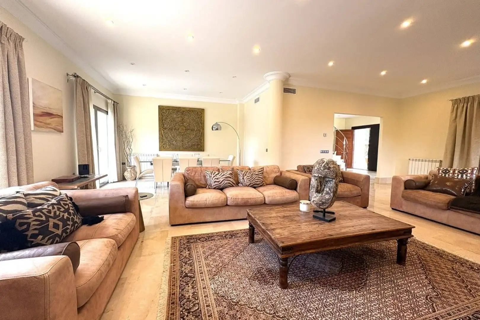 Sala d'estar de Casa o xalet en venda en Molina de Segura amb Aire condicionat, Calefacció i Jardí privat