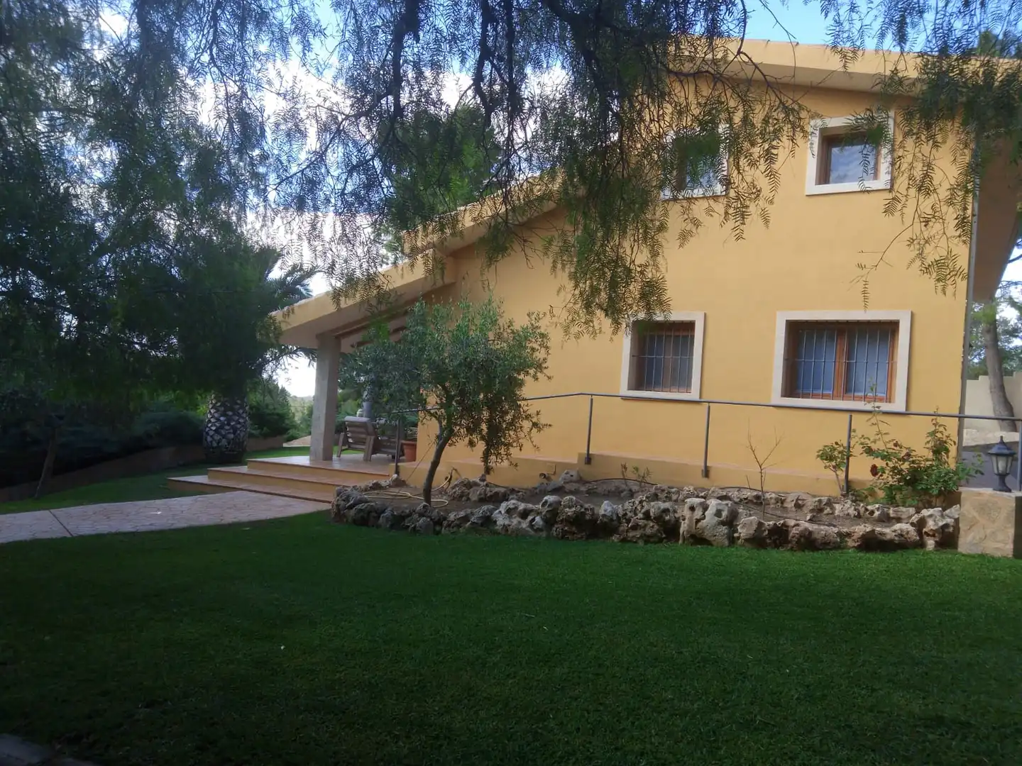Jardí de Casa o xalet en venda en Tibi amb Aire condicionat, Jardí privat i Parquet