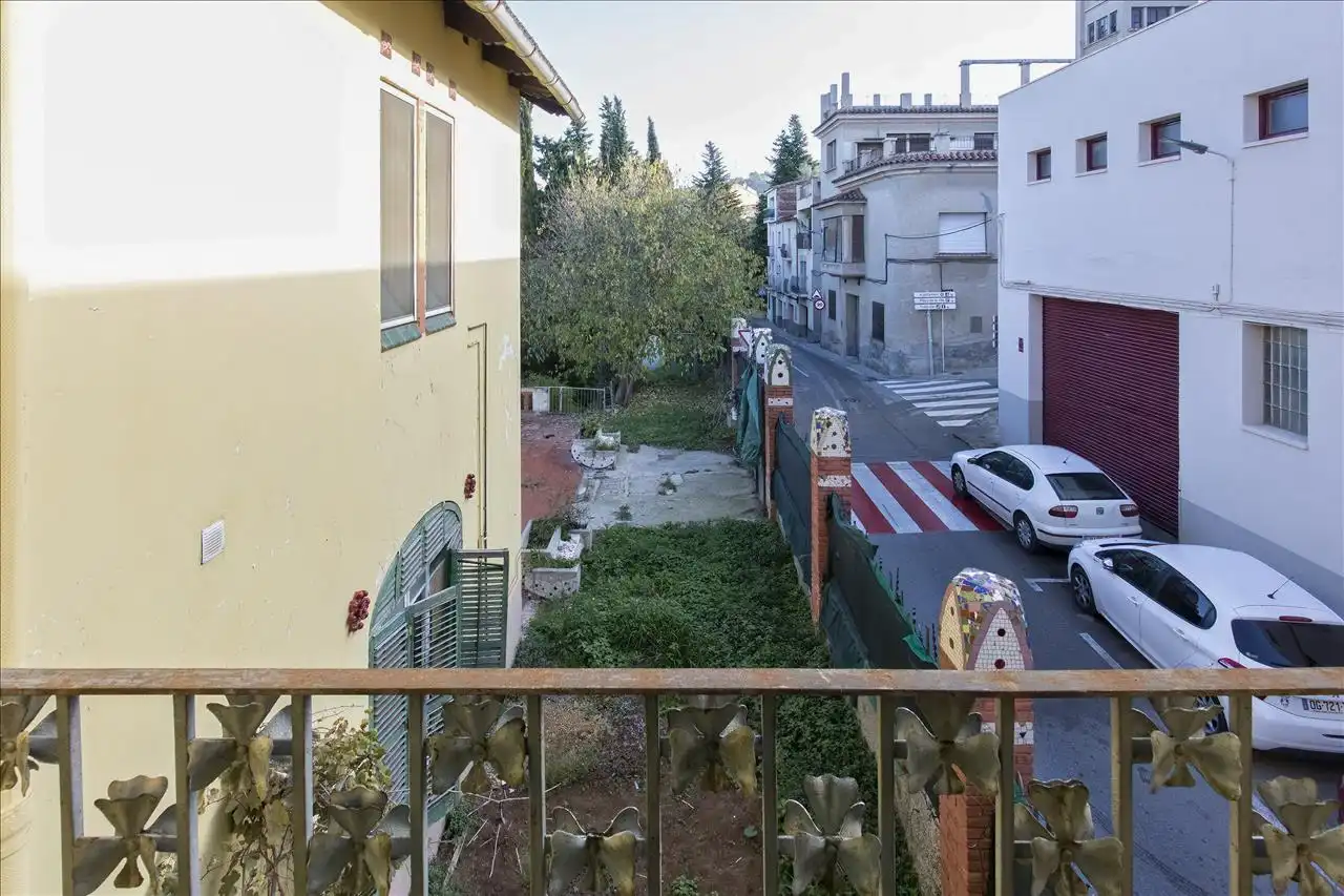 Vista exterior de Casa adosada en venta en Gelida con Terraza