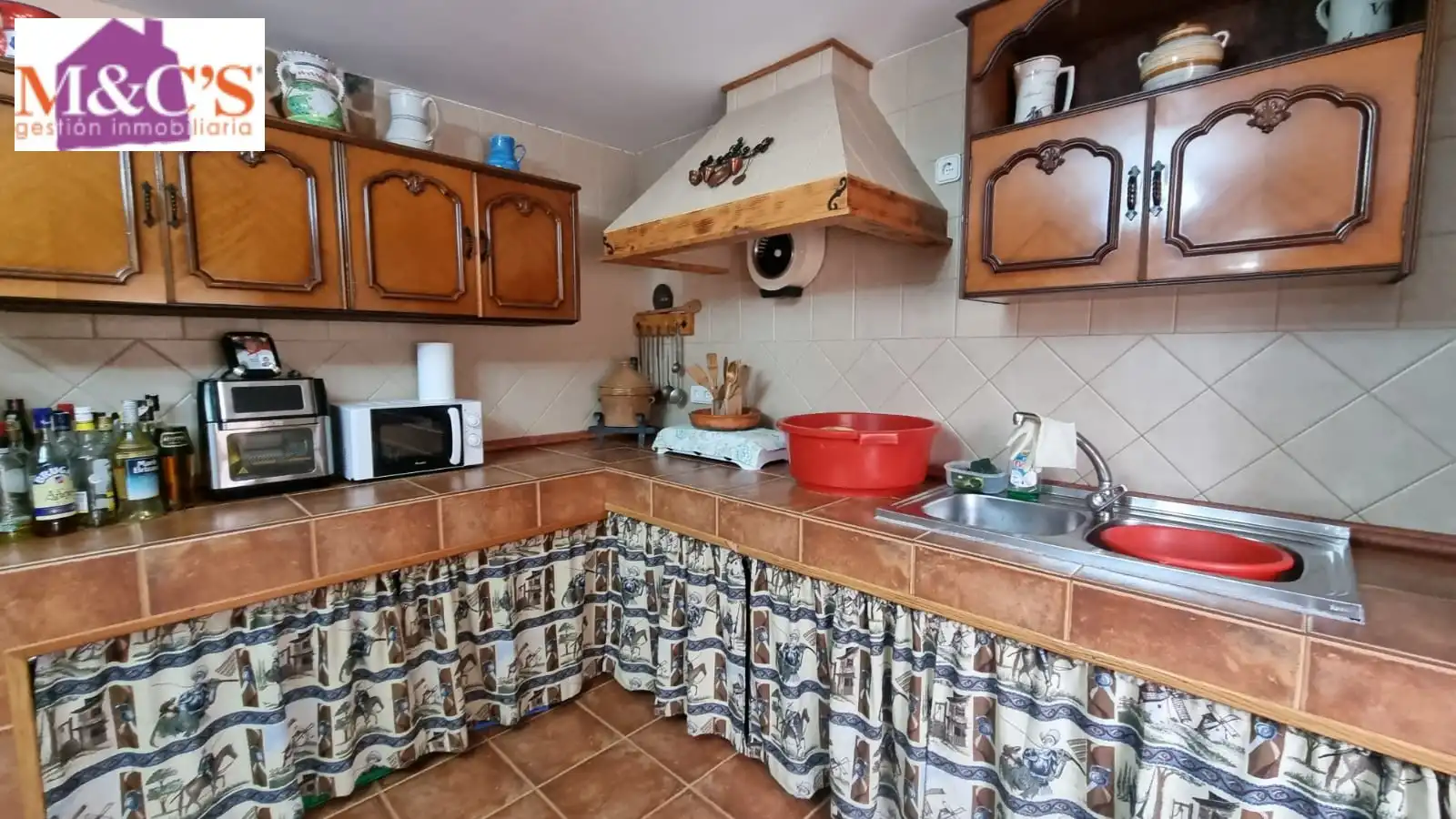 Kitchen of Houses for sale in Hinojosas de Calatrava  with Air Conditioner, Heating and Private garden