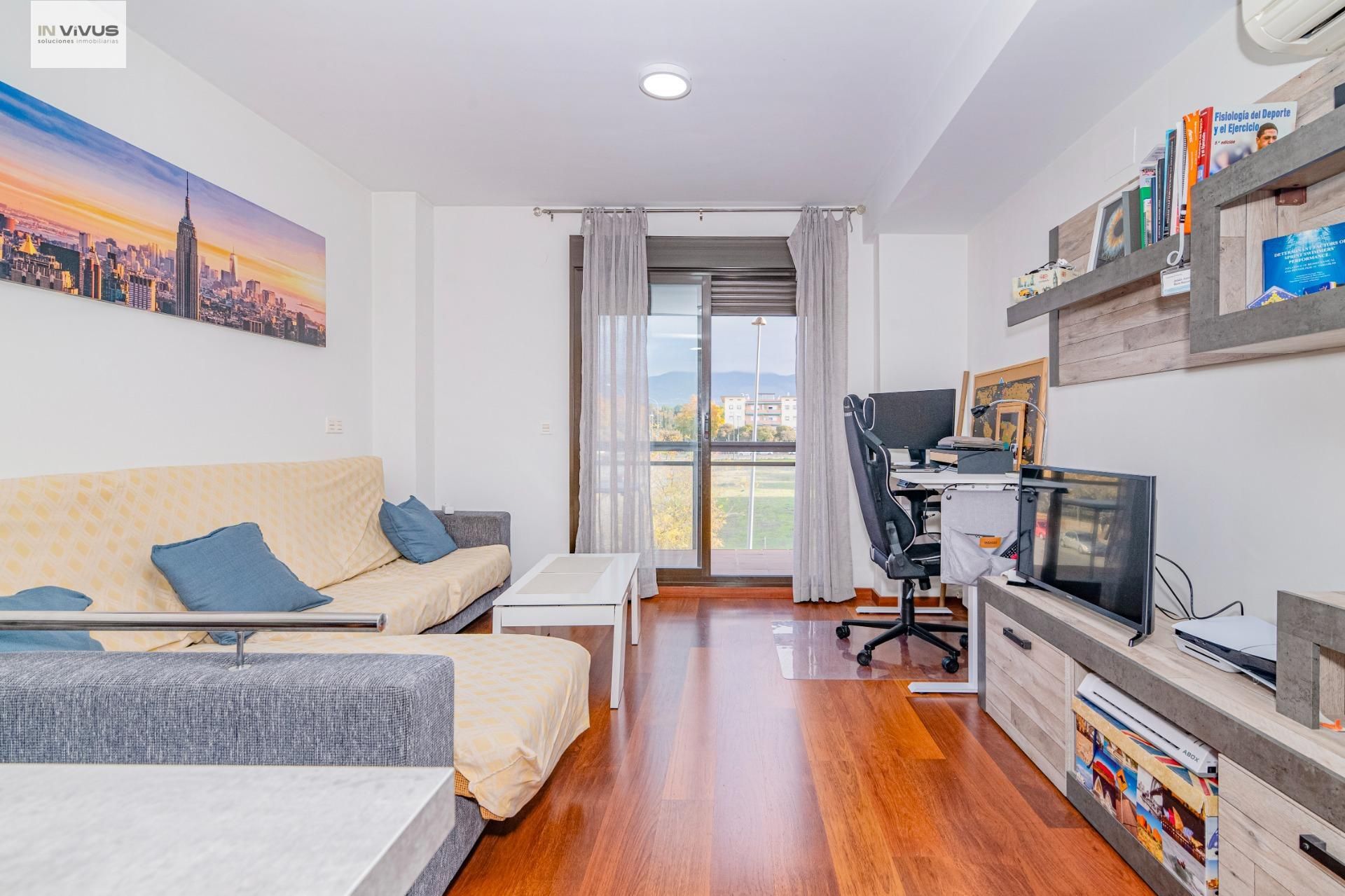 Sala d'estar de Apartament en venda en  Granada Capital amb Aire condicionat, Calefacció i Jardí privat