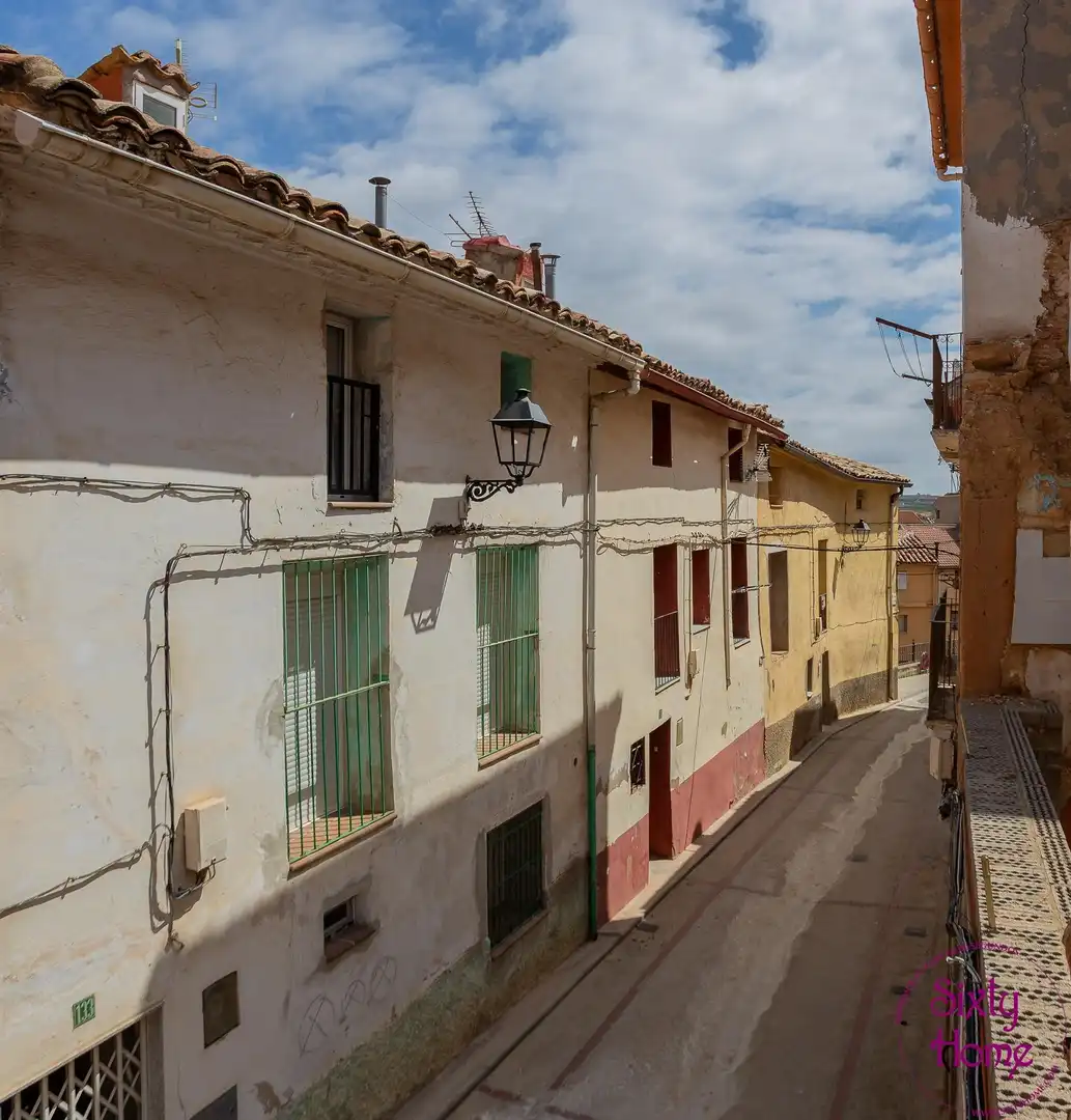 Exterior view of Houses for sale in Andorra (Teruel)  with Storage room, Furnished and Balcony