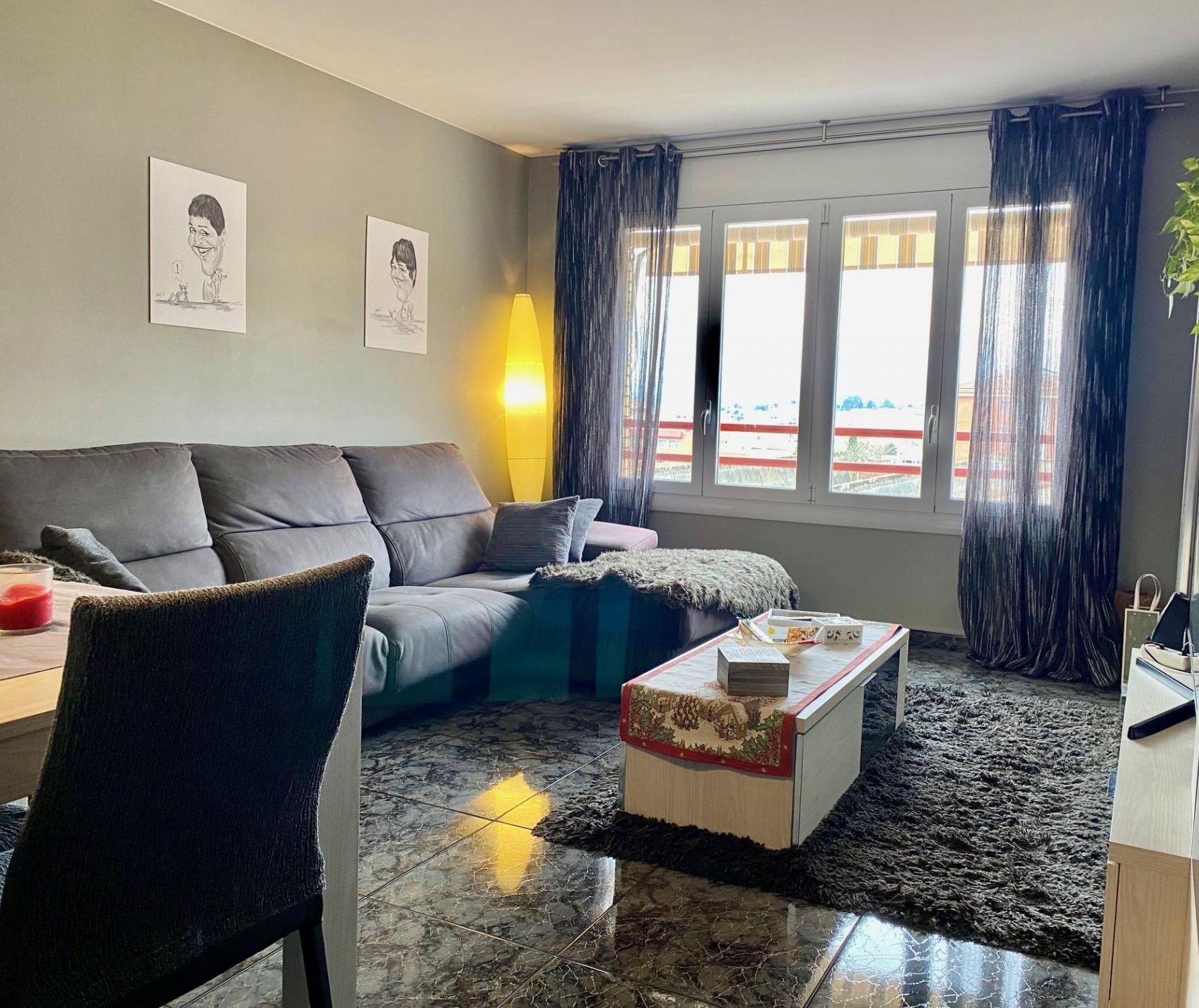 Living room of Flat for sale in Manresa  with Heating, Oven and Balcony