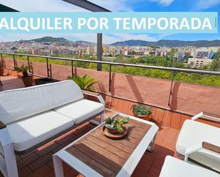 Terrace of Flat to rent in  Barcelona Capital  with Air Conditioner and Terrace